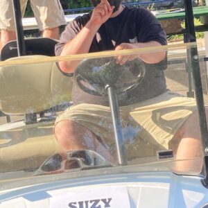 Codey Zipperle golf cart
