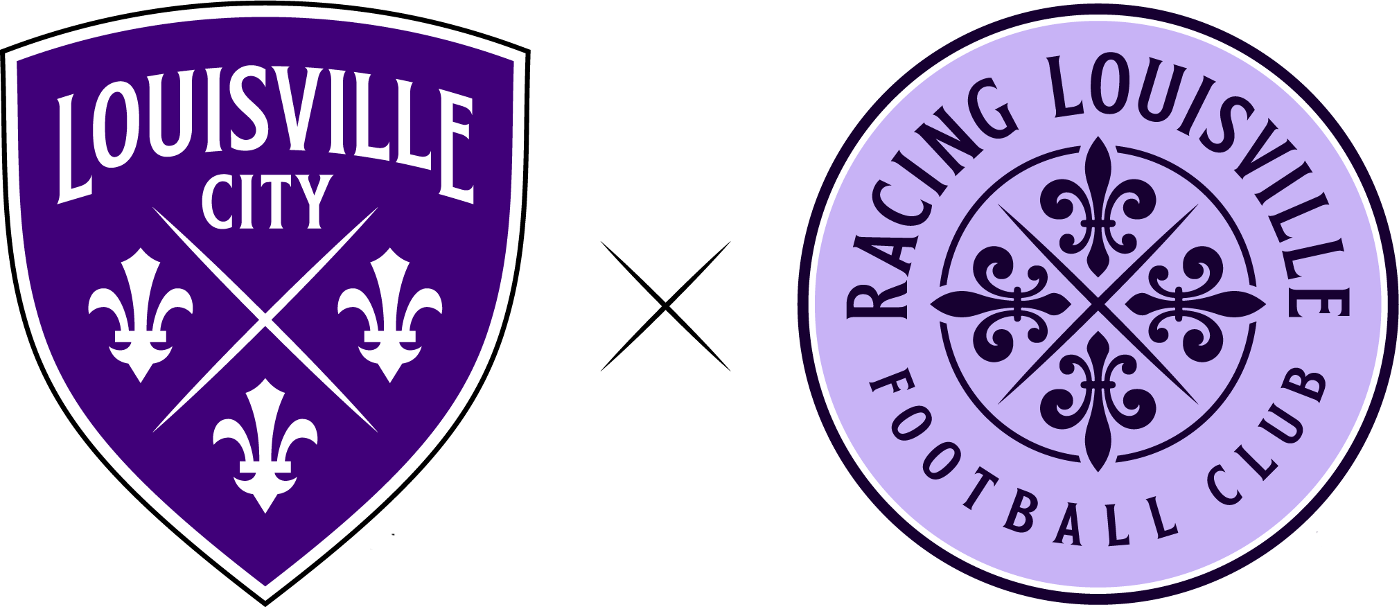 Louisville City and Facing Louisville logos